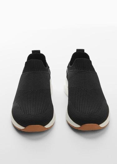 Mango Çocuk Çoraplı Spor Ayakkabı Siyah