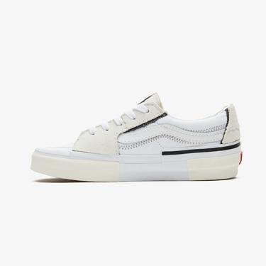  Vans SK8-Low Reconstruct Unisex Beyaz Sneaker