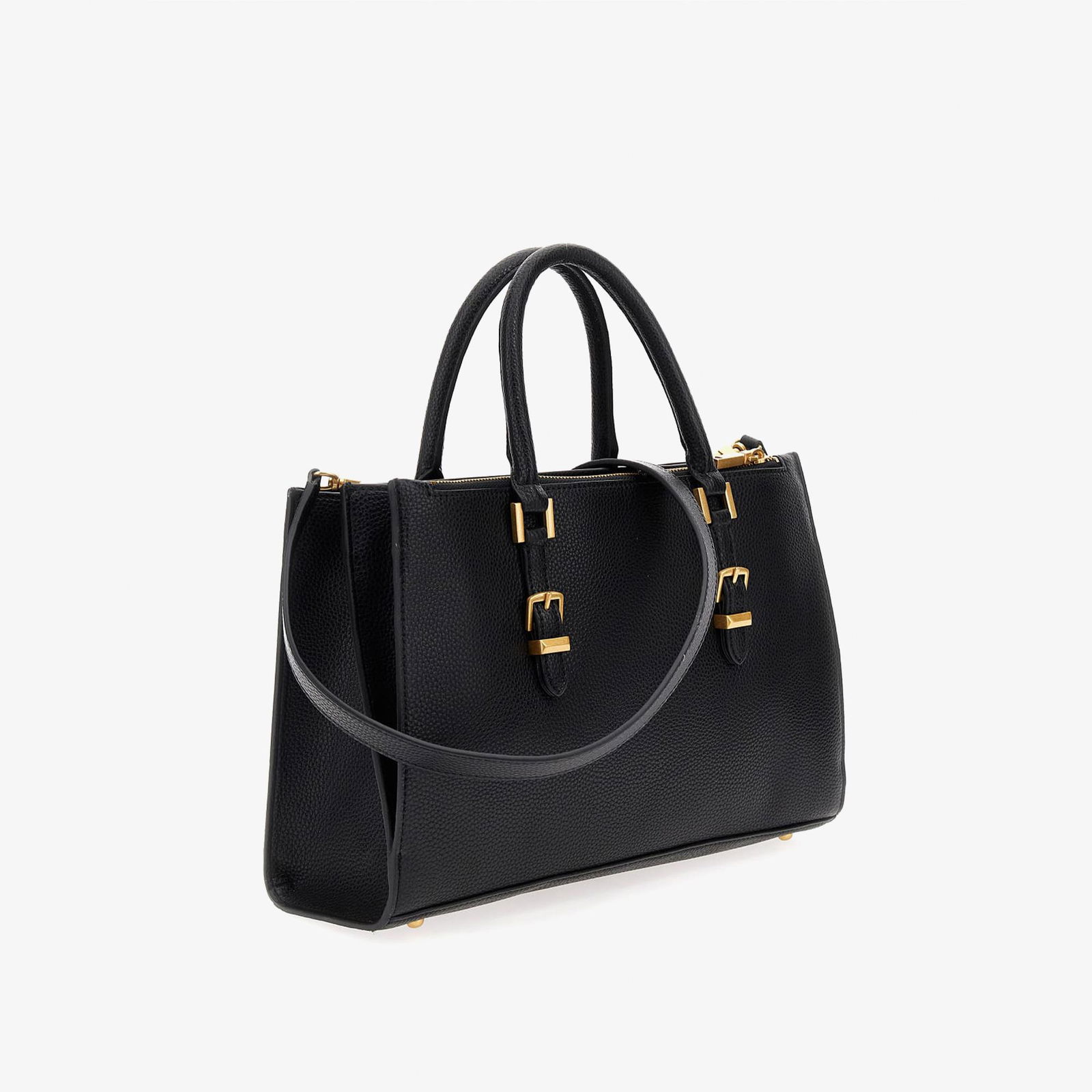 Guess Didi Society Satchel Kadın Siyah Omuz Çantası