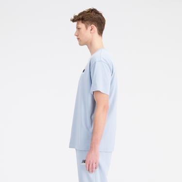  New Balance Uni-ssentials Cotton Unisex Mavi T-Shirt