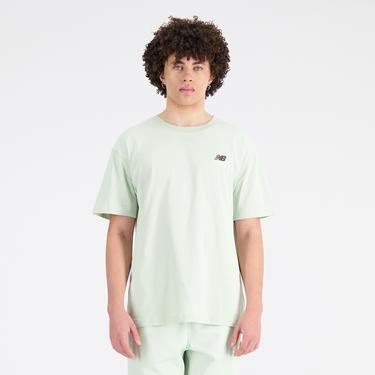  New Balance Uni-ssentials Cotton Unisex Yeşil T-Shirt