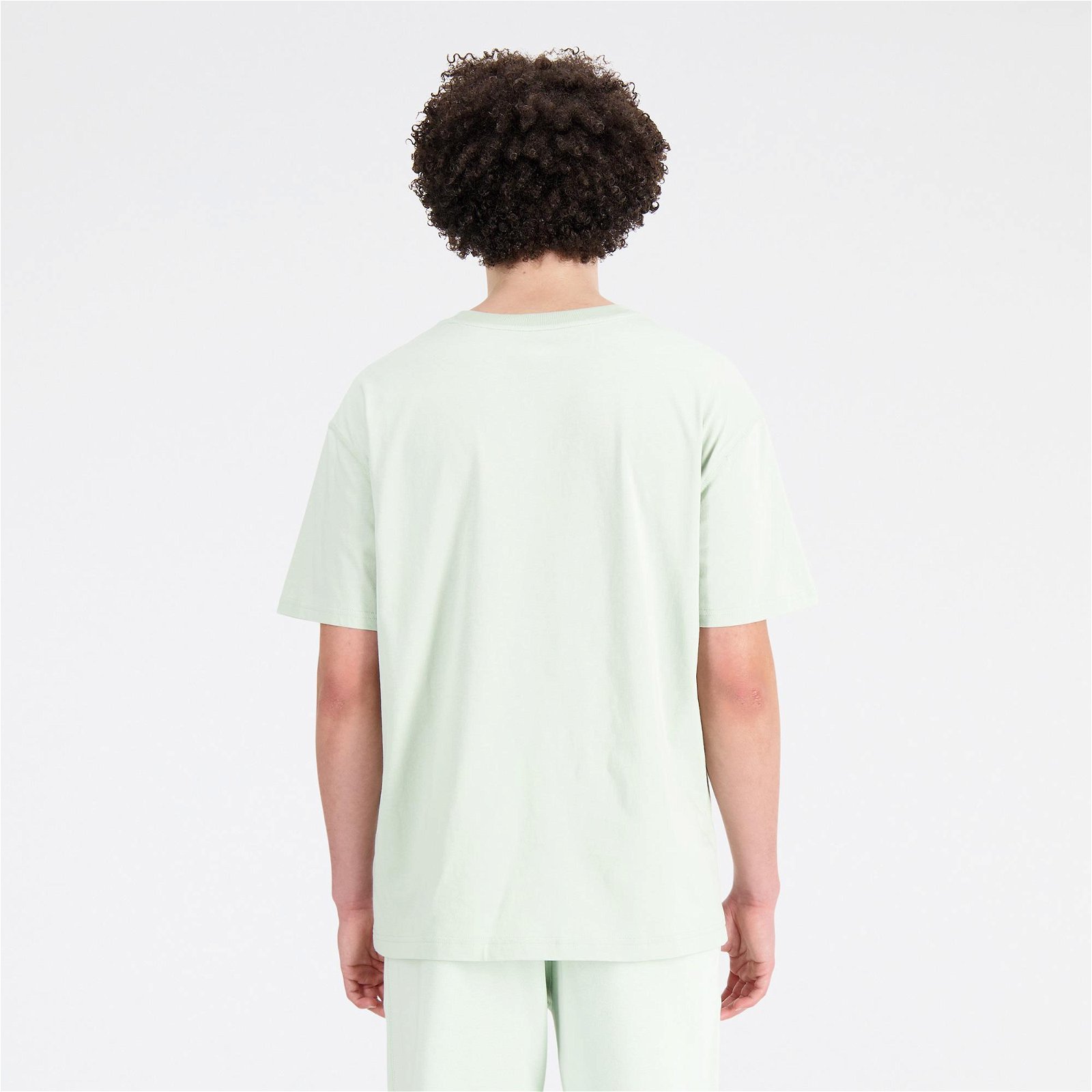 New Balance Uni-ssentials Cotton Unisex Yeşil T-Shirt