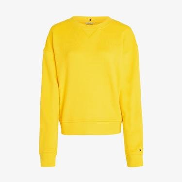  Tommy Hilfiger Kadın Sarı Sweatshirt