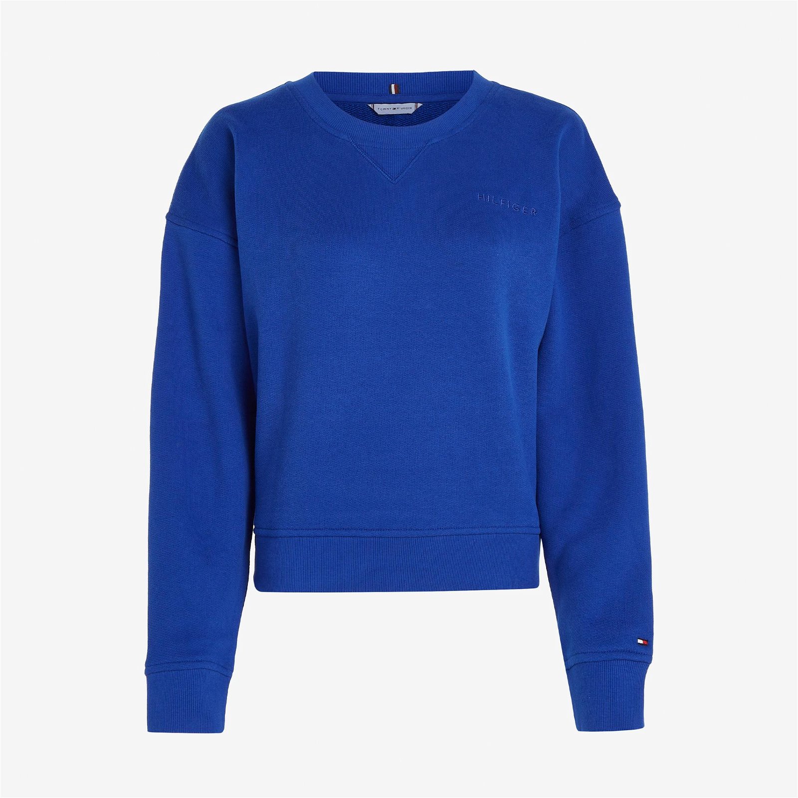 Tommy Hilfiger Kadın Mavi Sweatshirt
