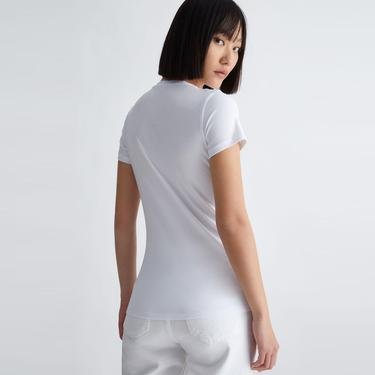  Liu Jo Kadın Beyaz T-Shirt