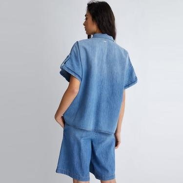  Liu Jo Kadın Mavi Bluz
