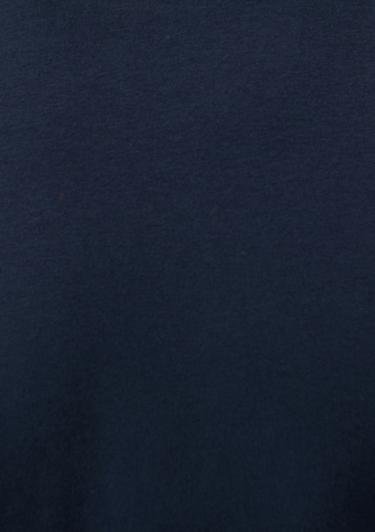  Mavi Uzun Kollu Lacivert Basic Tişört Fitted / Vücuda Oturan Kesim 062477-27308