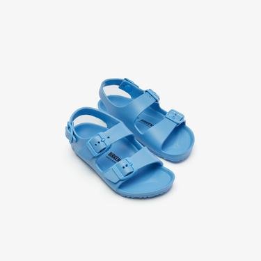  Birkenstock Milano Eva Çocuk Mavi Sandalet