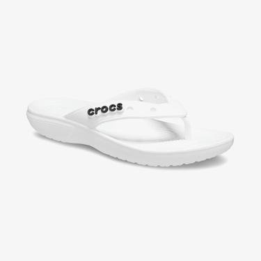  Crocs Classic Crocs Flip Kadın Beyaz Terlik