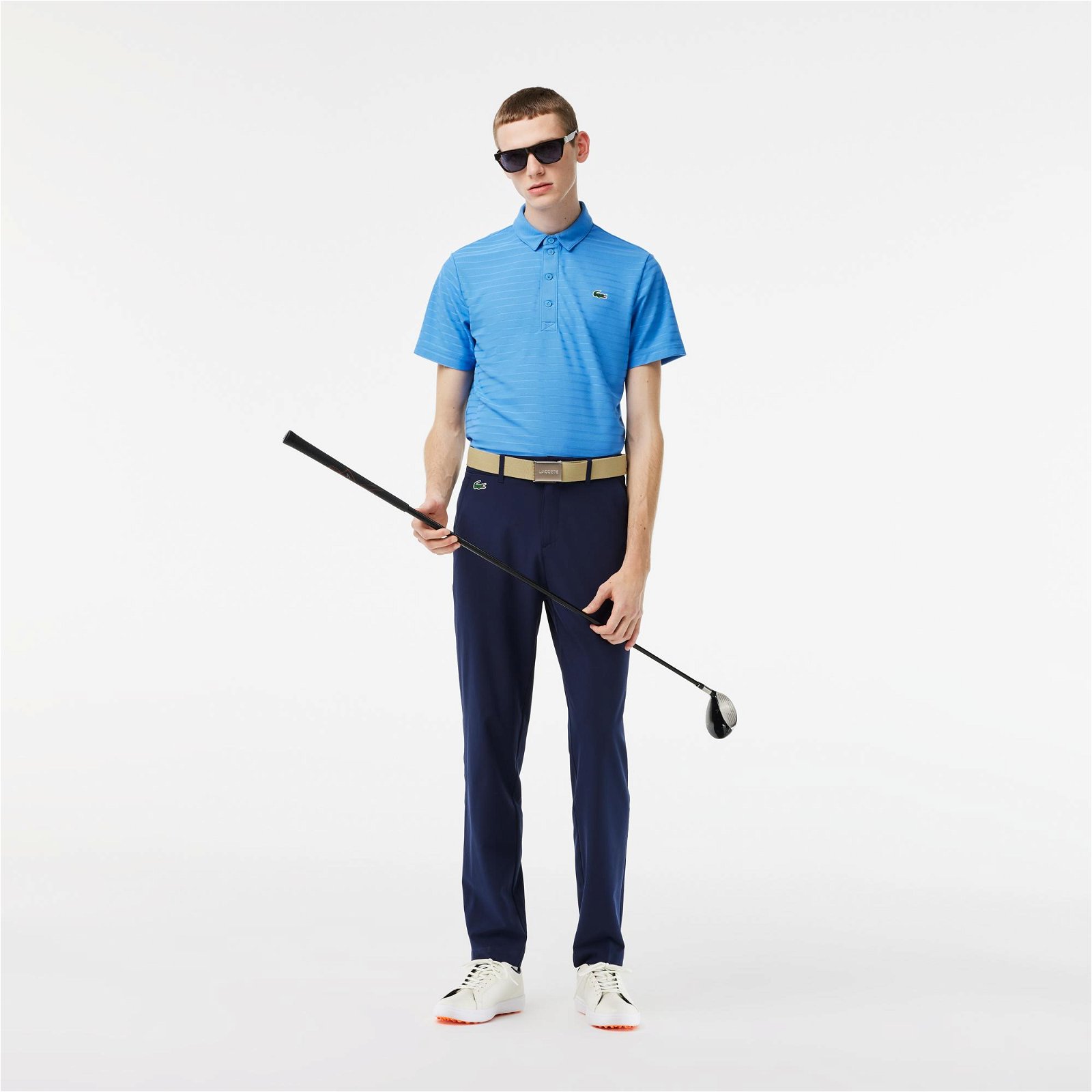 Lacoste SPORT Erkek Regular Fit Mavi Golf Polo