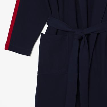 Lacoste Erkek Loose Fit Lacivert Sabahlık