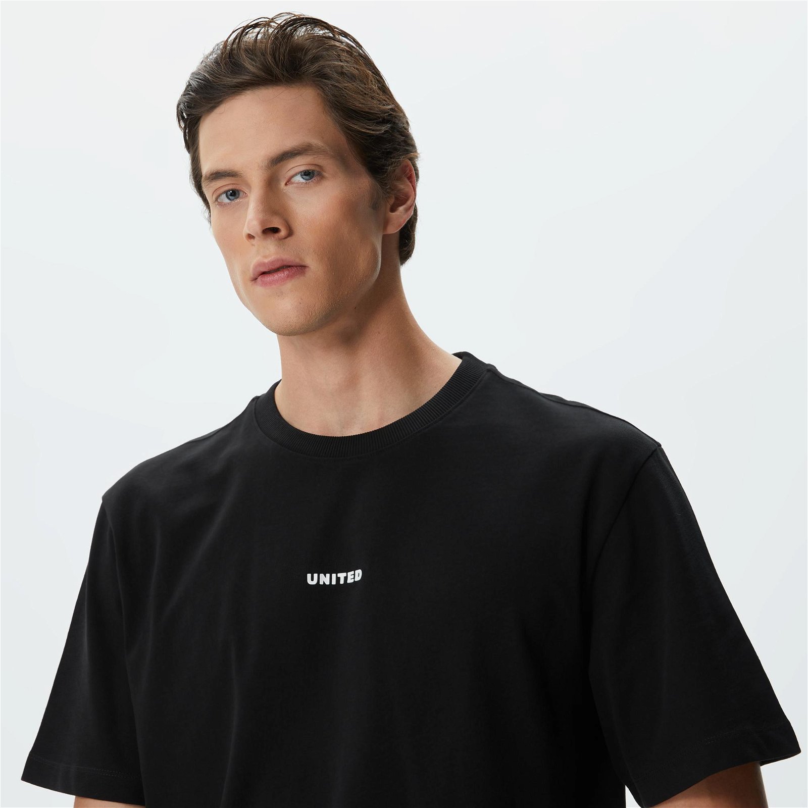United4 Classic Erkek Siyah T-Shirt