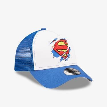  New Era Superman White Child A-Frame Unisex Beyaz Şapka