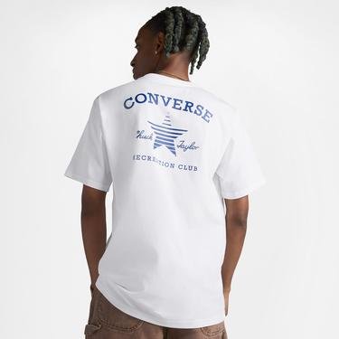  Converse Go-To Double Sided Rec Club Unisex Beyaz T-Shirt