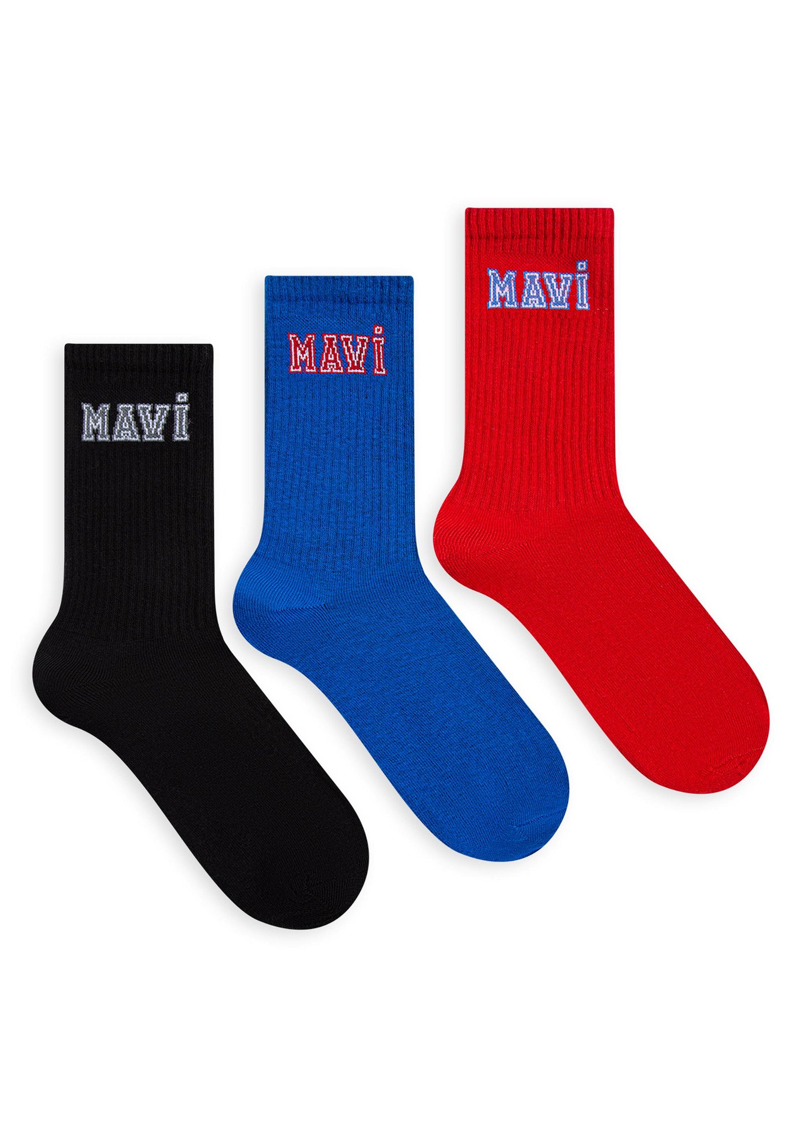 Mavi 3lü Soket Çorap Seti 0911229-900