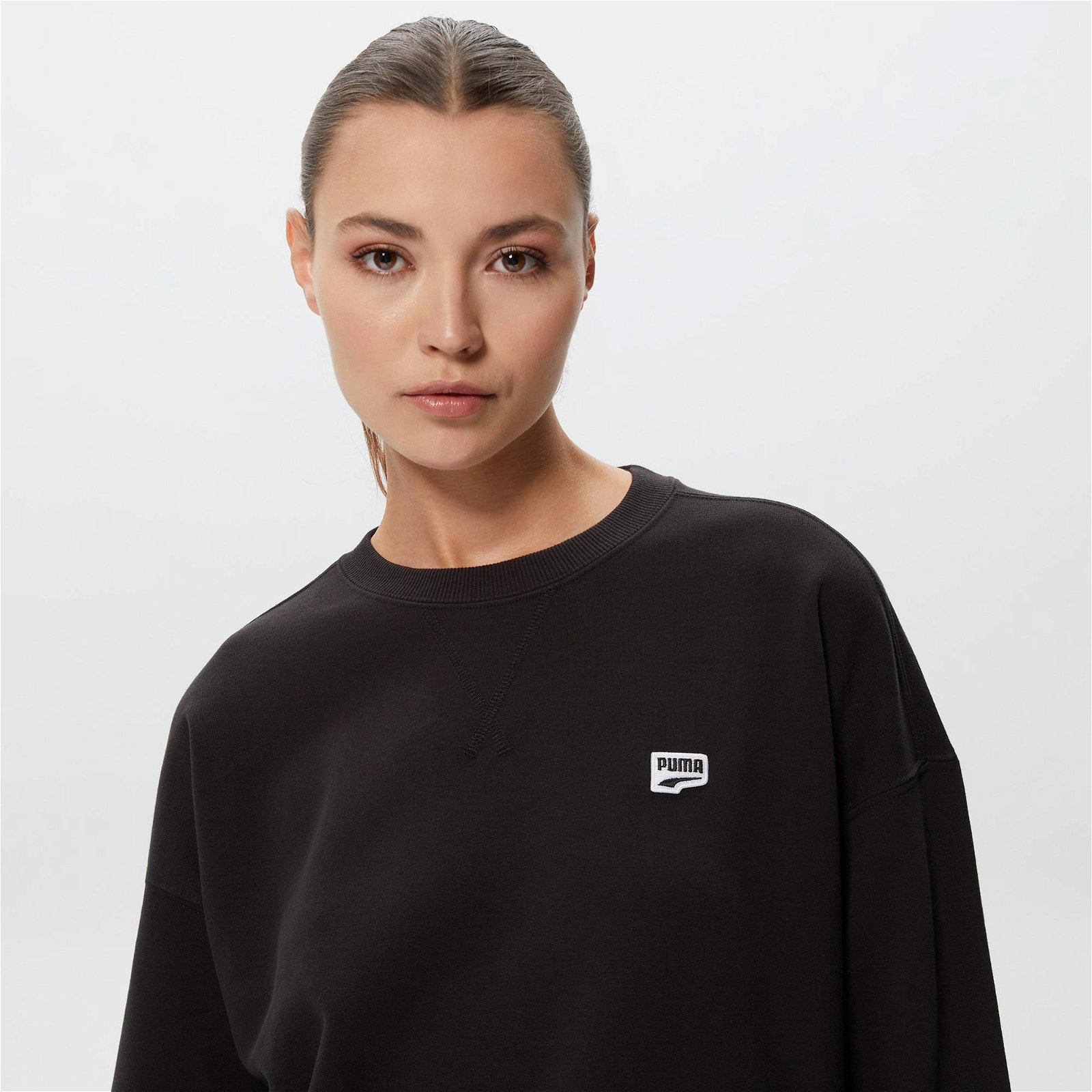  Puma Downtown Oversized Crew Kadın Sweatshirt
