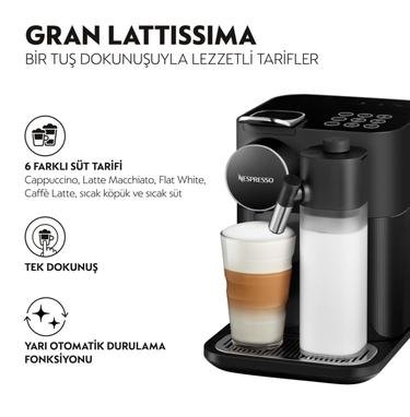  Nespresso F541 Grand Lattissima Black Kahve Makinesi