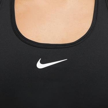  Nike Swoosh Med Sport Kadın Siyah Bra