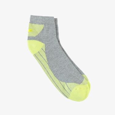  Lacoste Unisex Renk Bloklu Sarı Çorap