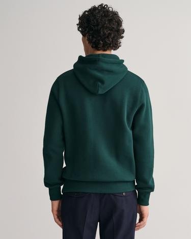  GANT Erkek Yeşil Regular Fit Kapüşonlu Sweatshirt