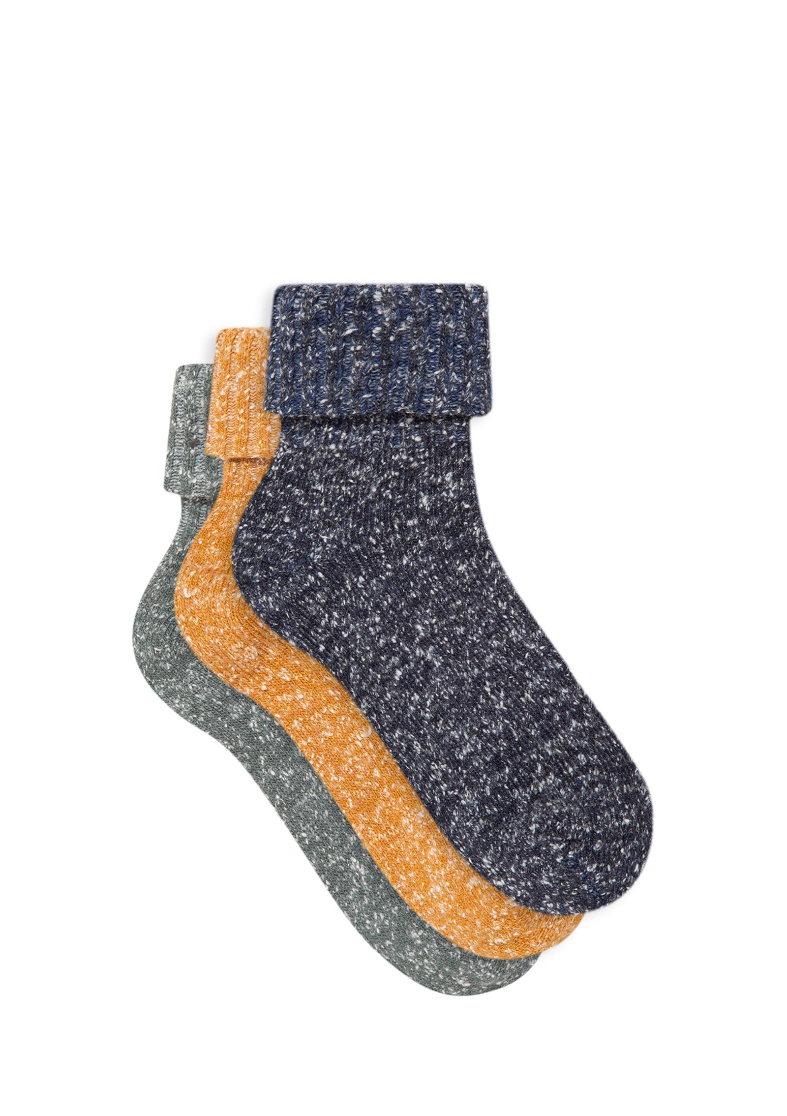 Mavi 3lü Bot Çorabı Seti 1911457-71895