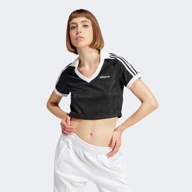  adidas Injection Pack Soccer Crop Kadın Siyah T-Shirt