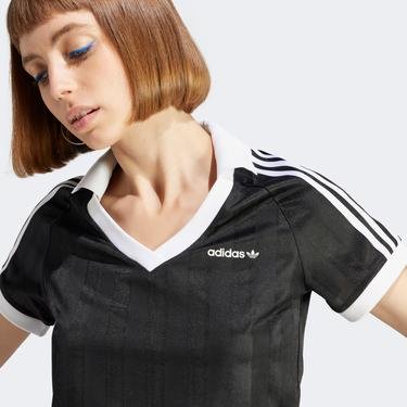  adidas Injection Pack Soccer Crop Kadın Siyah T-Shirt