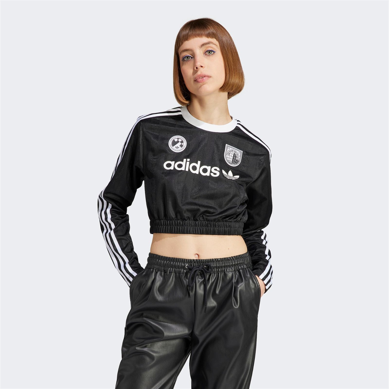adidas Soccer Originals Kadın Siyah T-Shirt