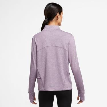  Nike Swift Element Dri-FIT Top Kadın Mor Uzun Kollu T-Shirt