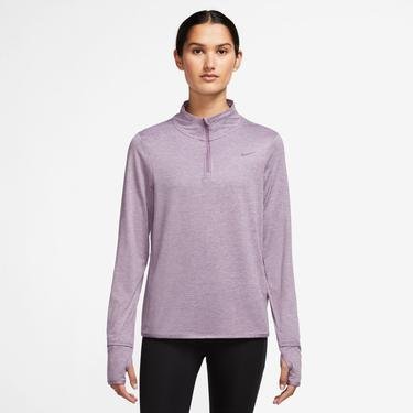  Nike Swift Element Dri-FIT Top Kadın Mor Uzun Kollu T-Shirt