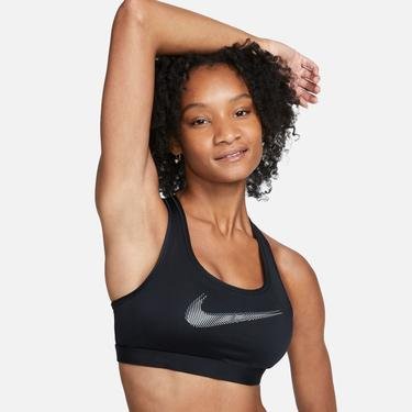  Nike Dri-FIT Swoosh Padded Kadın Siyah Bra