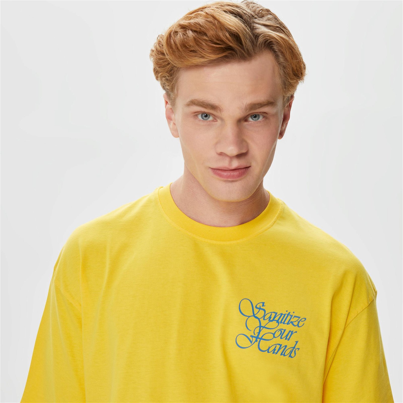 Mugo Mind Your Hands Erkek Sarı T-Shirt