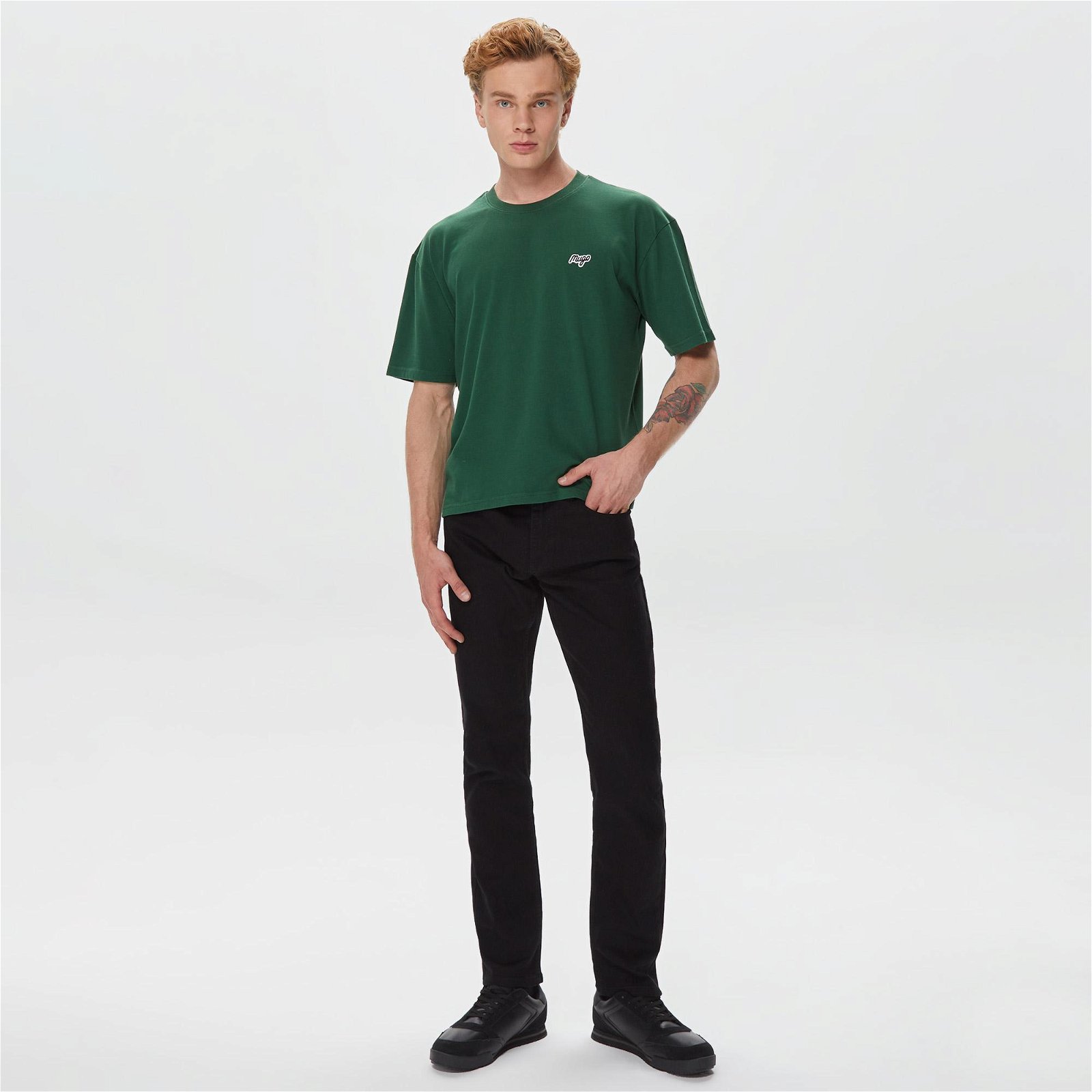 Mugo Basic Erkek Yeşil T-Shirt