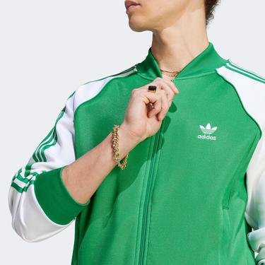  adidas Adicolor Classics+ SST Erkek Yeşil Eşofman Üstü