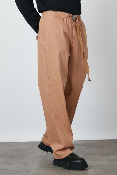  Denim Görünümlü Lastikli Pantolon