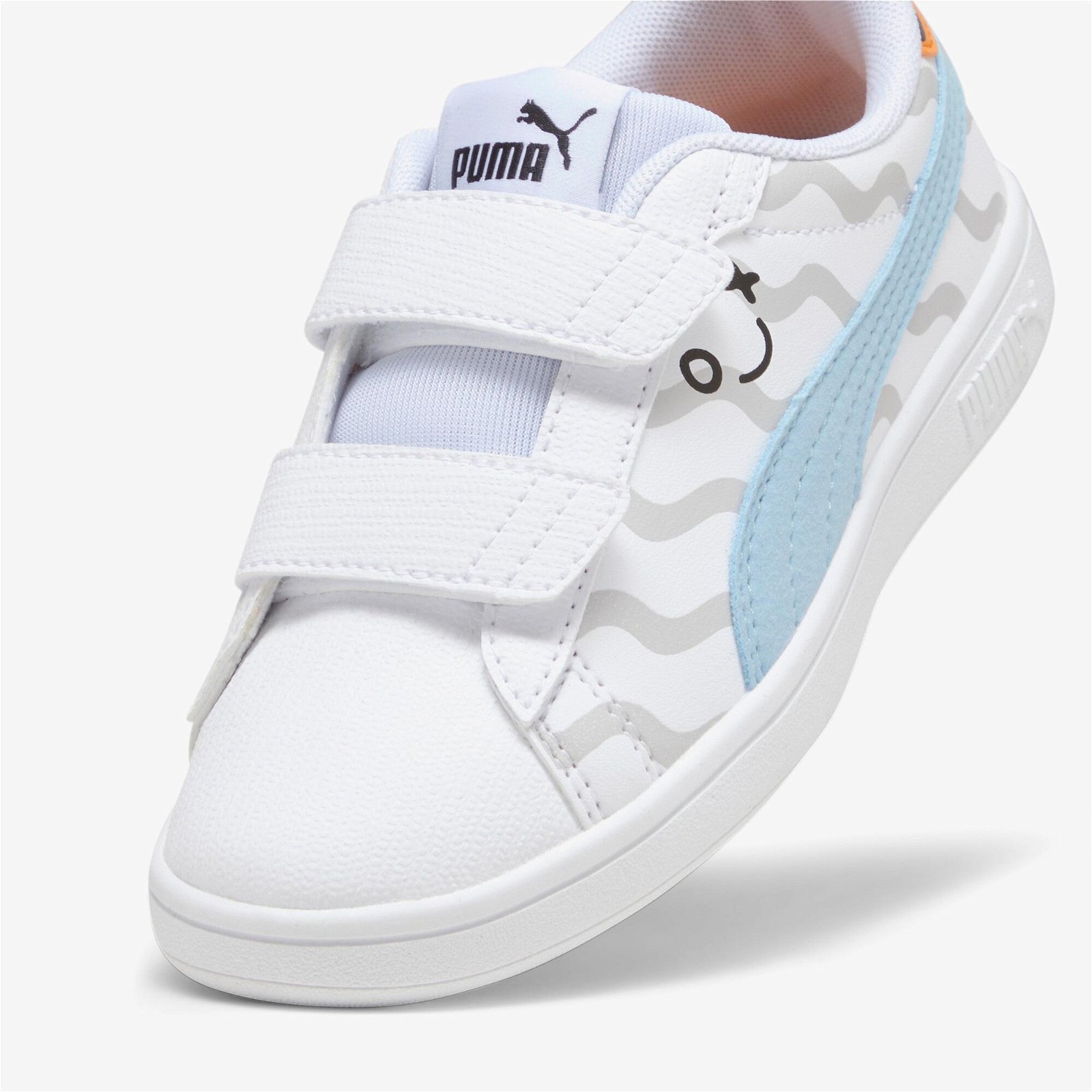  Puma Smash 3.0 Çocuk Beyaz Spor Ayakkabı