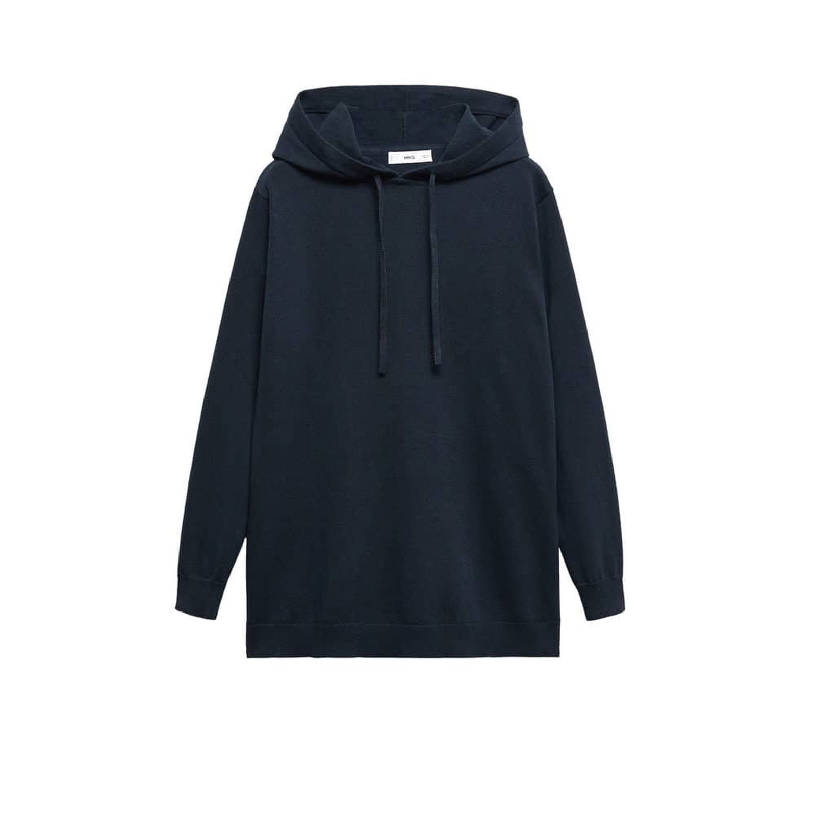 Mango Kadın Pamuk Ve Keten Kapüşonlu Pijama Sweatshirt Lacivert