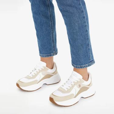  Tommy Hilfiger Chunky Runner Kadın Beyaz Sneaker