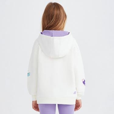  Skechers Heavy Weight Fleece Suit Çocuk Beyaz Eşofman Takımı