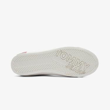  Tommy Jeans Vulc Leather Plat Kadın Beyaz Sneaker