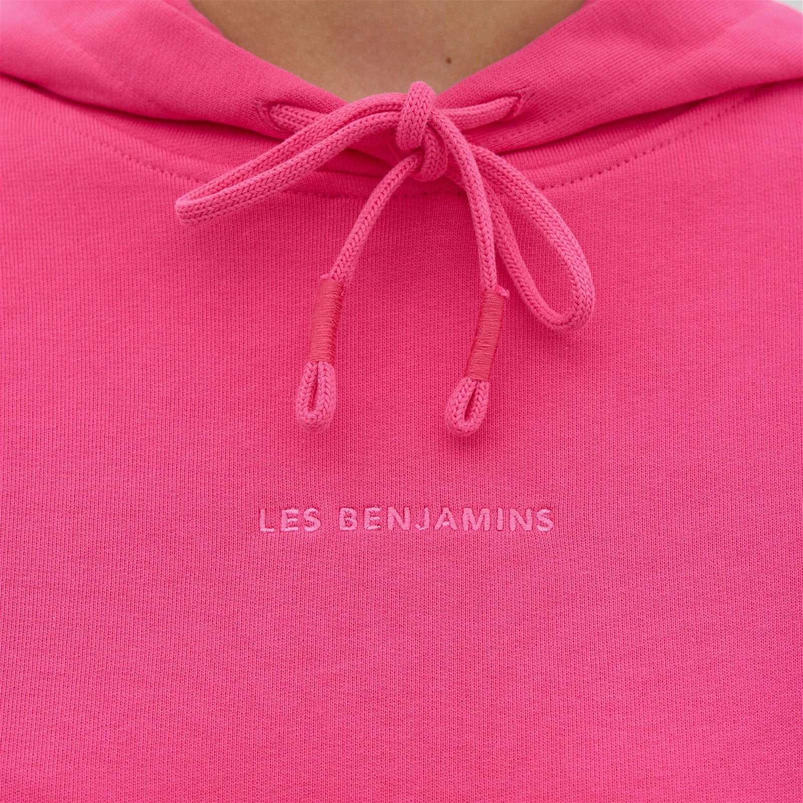 Les Benjamins Hoodie 305 Kadın Pembe Sweatshirt