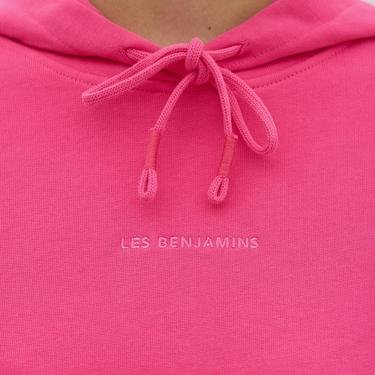  Les Benjamins Hoodie 305 Kadın Pembe Sweatshirt