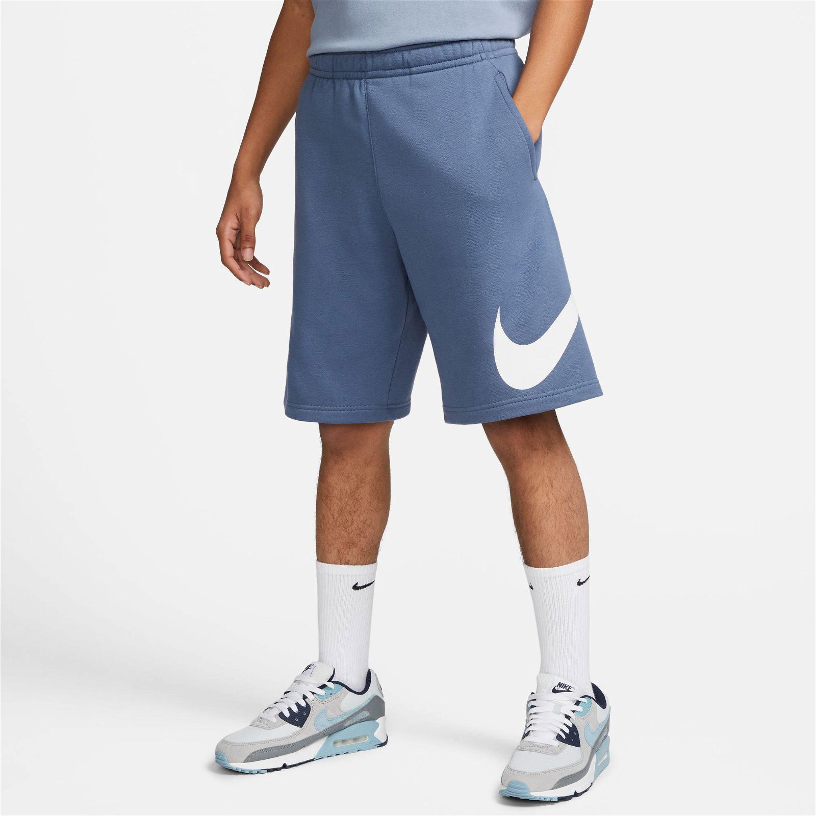 Nike Sportswear Club Erkek Mavi Şort