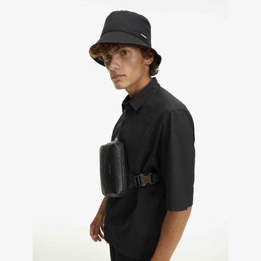  Calvin Klein Essential Patch Bucket Erkek Siyah Şapka