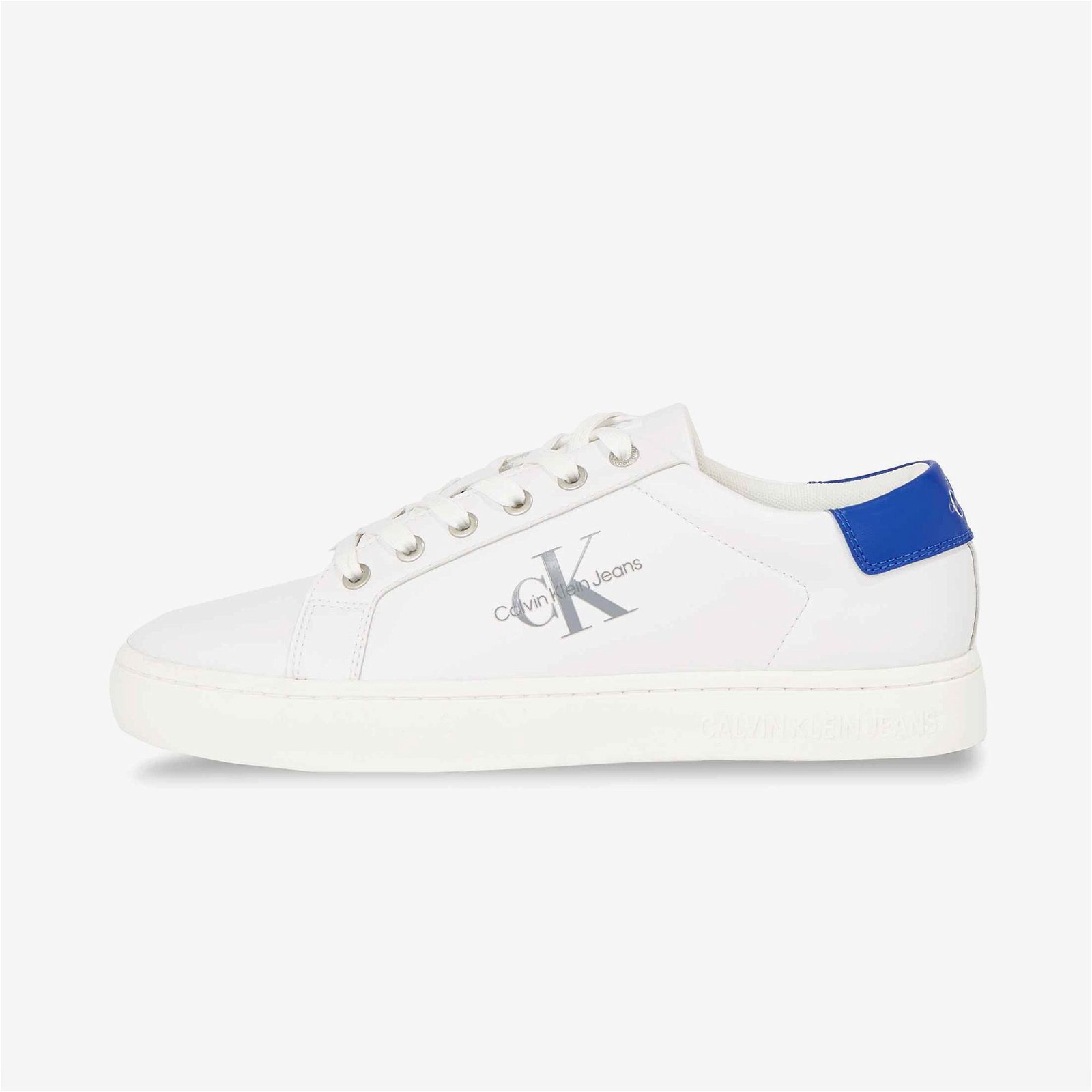 Calvin Klein Jeans Classiccuplowlaceup Leather Ml Erkek Beyaz Sneaker