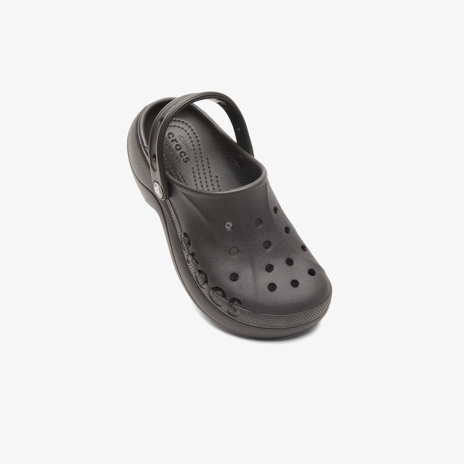 Crocs Baya Platform Clog Kadın Siyah Terlik