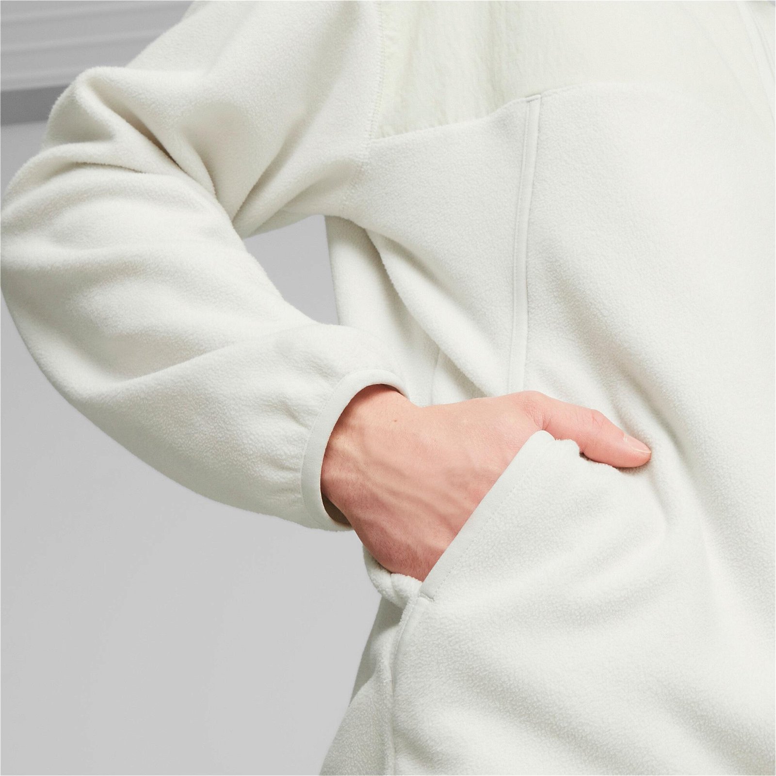 Puma Classics Erkek Beyaz Sweatshirt