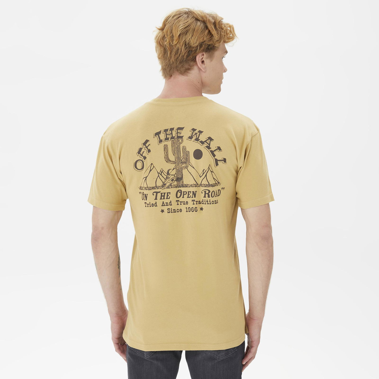 Vans On The Road Overdye Erkek Bej T-Shirt