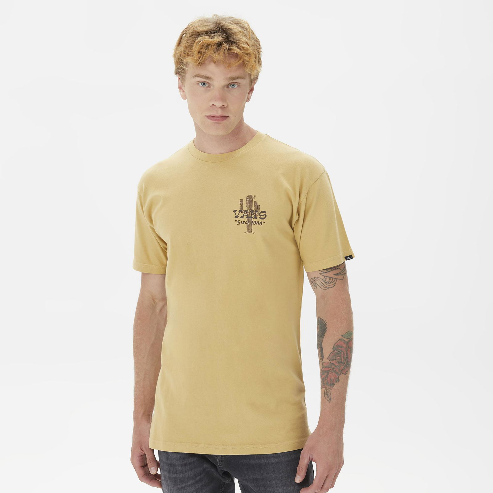 Vans On The Road Overdye Erkek Bej T-Shirt