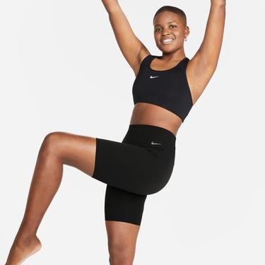  Nike Dri-FIT Zenvy High Rise 8 İnç Kadın Siyah Şort